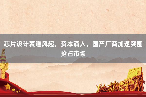 芯片设计赛道风起，资本涌入，国产厂商加速突围抢占市场